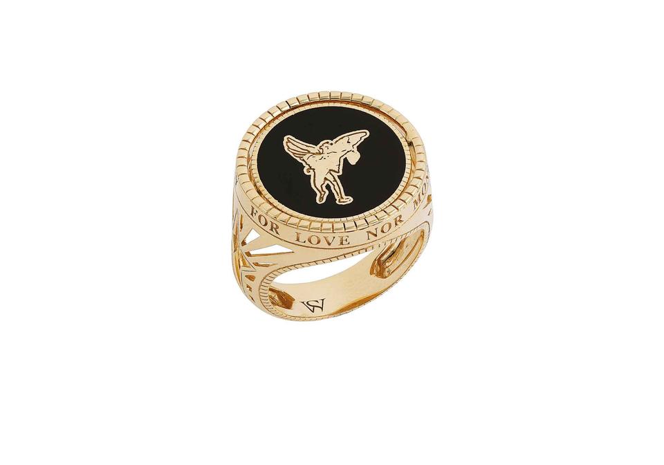 FOR LOVE NOR MONEY RING YELLOW GOLD
