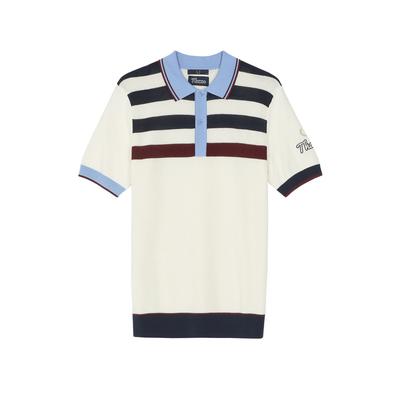THAMES STRIPE KNIT SHIRT ECRU