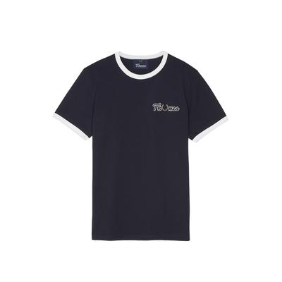 THAMES EMBROIDERED T-SHIRT NAVY